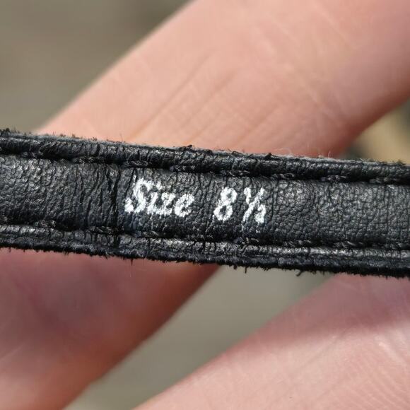 Dolce‎ Vita Strappy Sandal High Heel Pumps Black Suede Leather 8.5 Whimsygoth - Picture 5 of 5